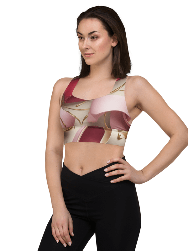 Strawberry Rhubarb Shortcake Sports Bra product image (2)