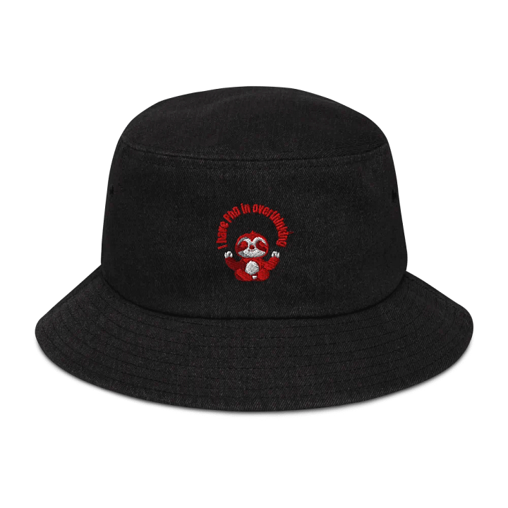 Zen Sloth Denim Bucket Hat product image (1)