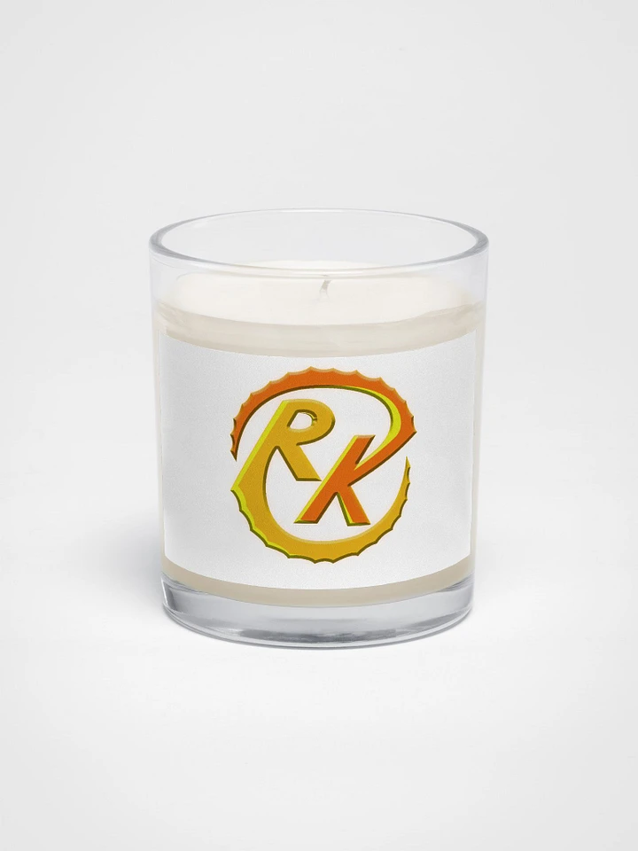 Soy Wax Candle In A Clear Glass Jar /w Reesiekups logo product image (1)