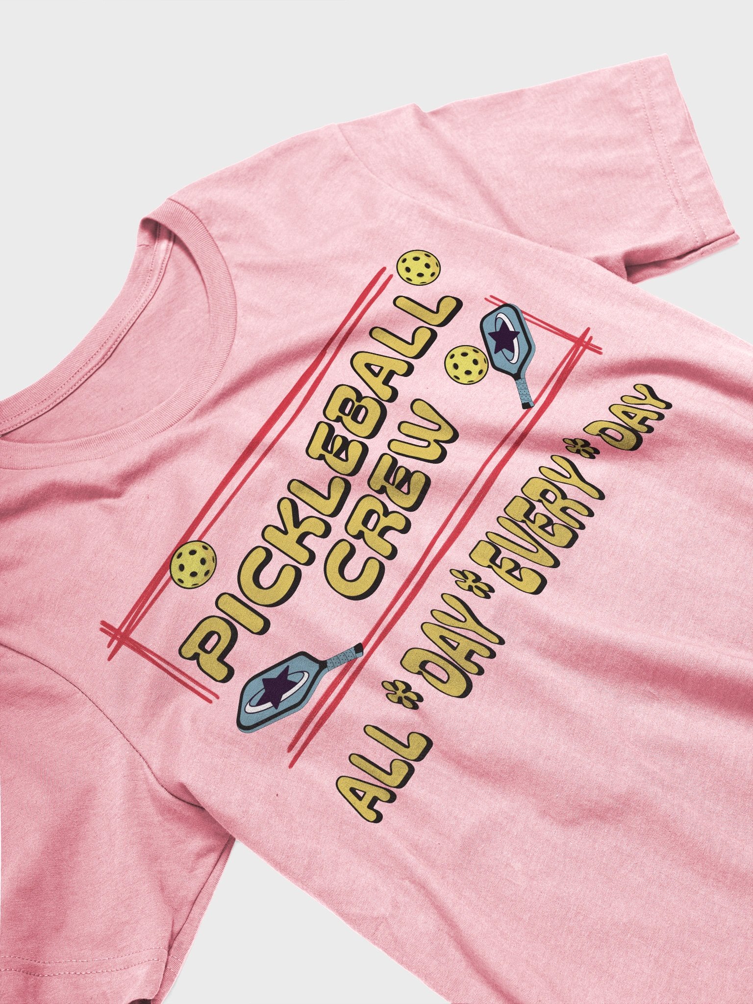 Pickleball Crew All Day Every Day Playful T-Shirt product image (2)