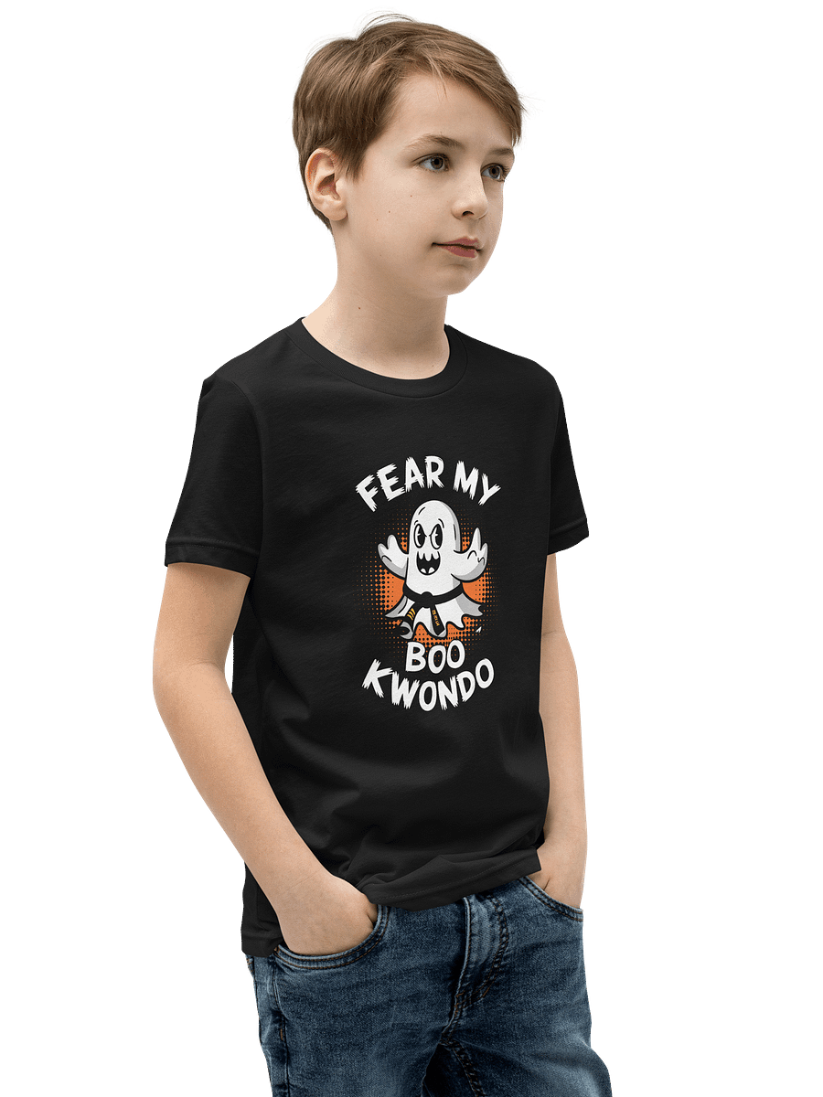 Fear My Boo Kwondo Shirt – Funny Taekwondo Halloween Costume Tee for Kids product image (3)