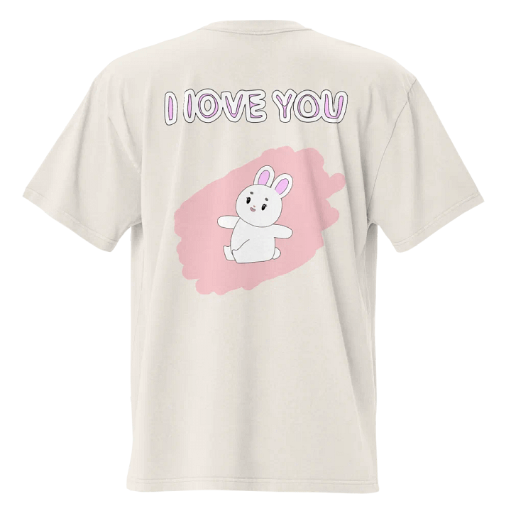 I Love You - Oversized T-Shirt Back product image (2)