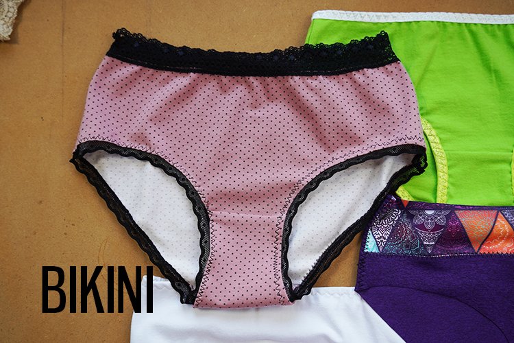 Sada střihů - dámské kalhotky | 6 variant | velikosti 32–60 product image (9)