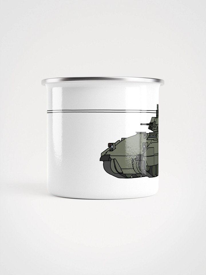 Bradley Fires TOW Around Enamel Mug product image (2)
