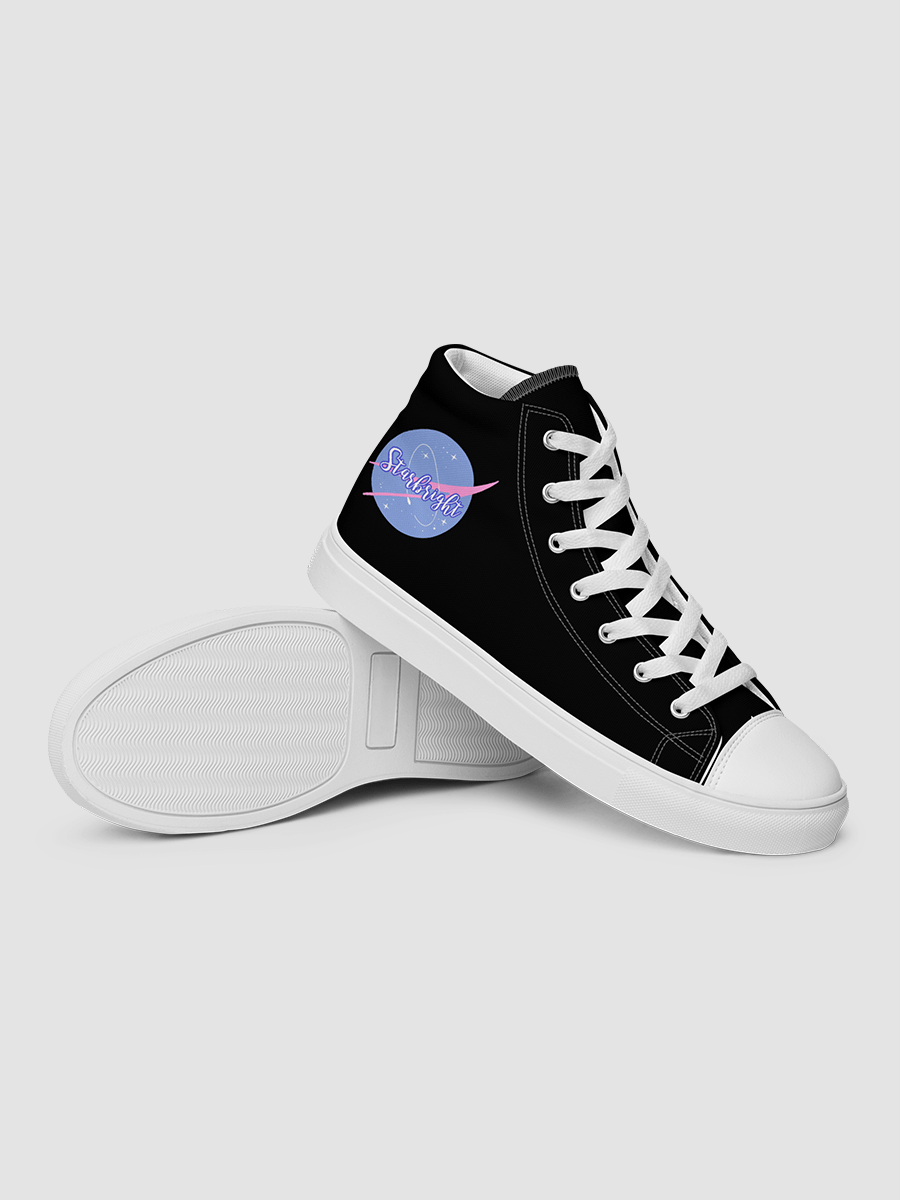 Black Starbright The Band Women's High Top Canvas Shoes product image (10)