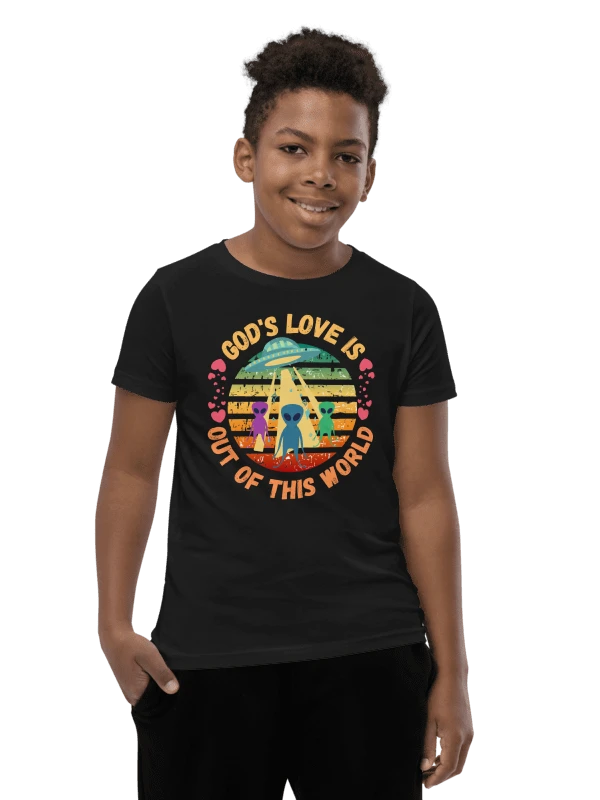 God's Love Is Out Of This World Kids T-Shirt product image (6)