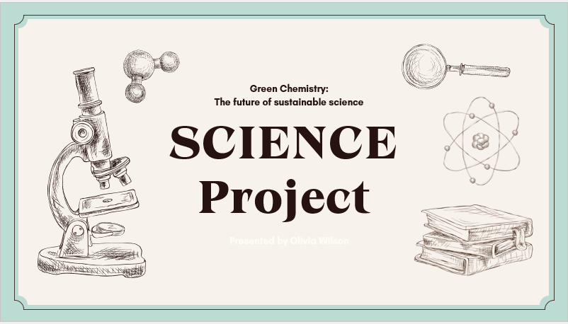 Illustrative Science Project présentation product image (1)