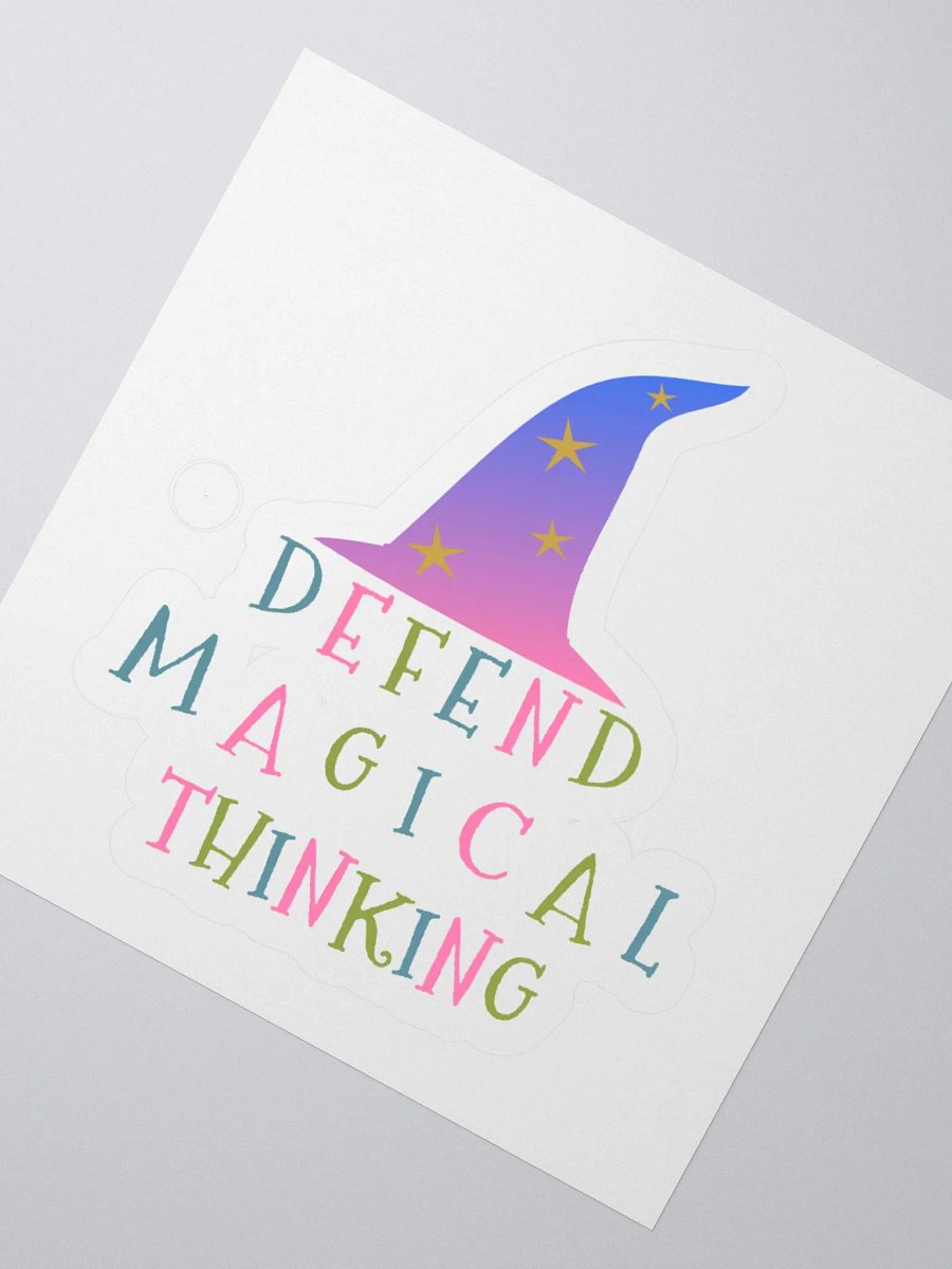Defend Magical Thinking Sticker product image (6)