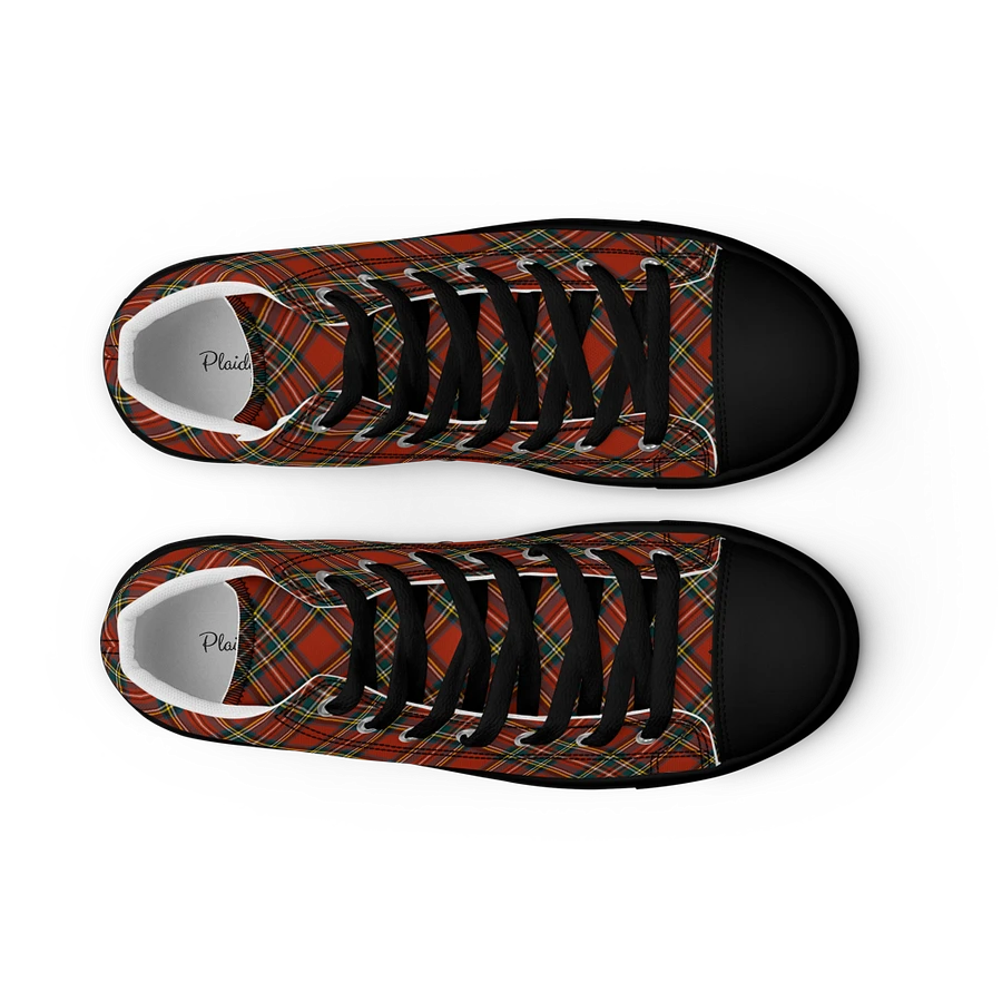 Royal Stewart Tartan Men's High Top Shoes product image (15)