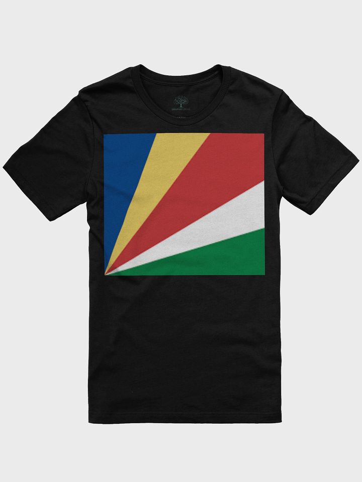 Seychelles Flag Unisex T-Shirt - Celebrate Cultural Heritage - Sizes XS-5XL product image (3)