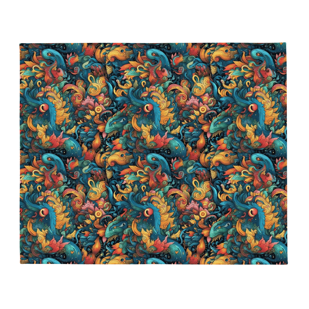 Rhapsody of Birds | Throw Blanket product image (2)