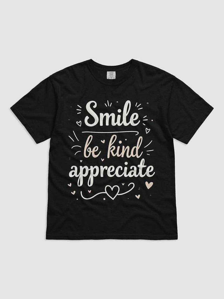 Unlock the Power of Positivity with Ed Sheeran’s Inspiring Quote: Smile, Be Kind, Appreciate – Wear It, Live It, Transform Your Life product image (1)