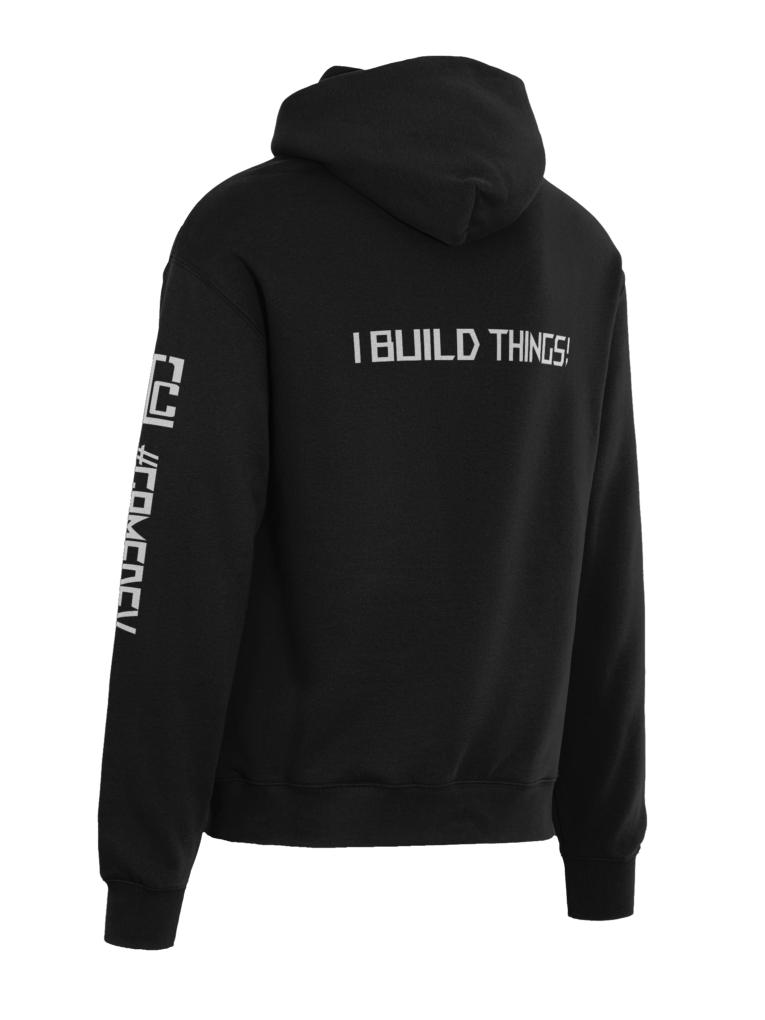 Winter Vibes Hoodie - I BUILD THINGS! #GAMEDEV #PROGRAMMING product image (6)