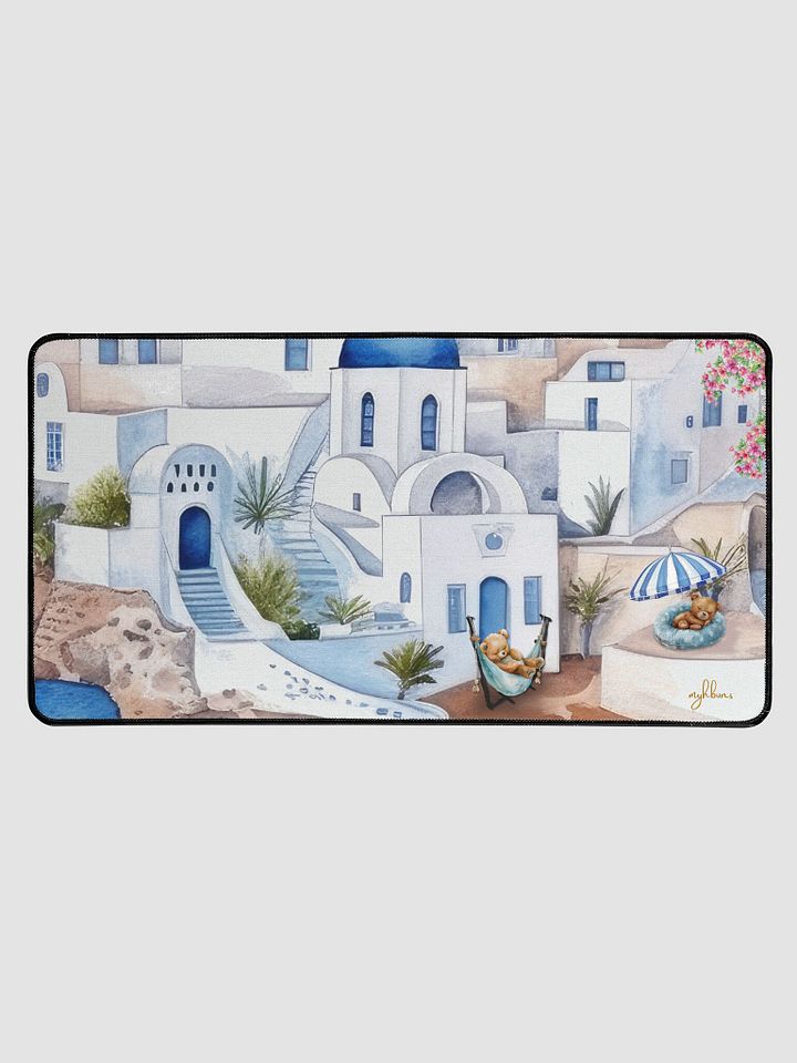 Santorini Dreaming Desk Mat | 31.5