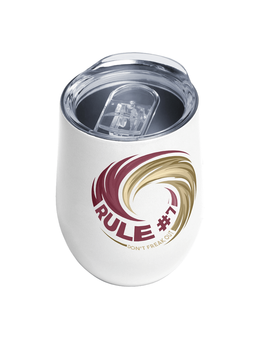 Rule #7 Wine Tumbler Garnet and Gold product image (4)