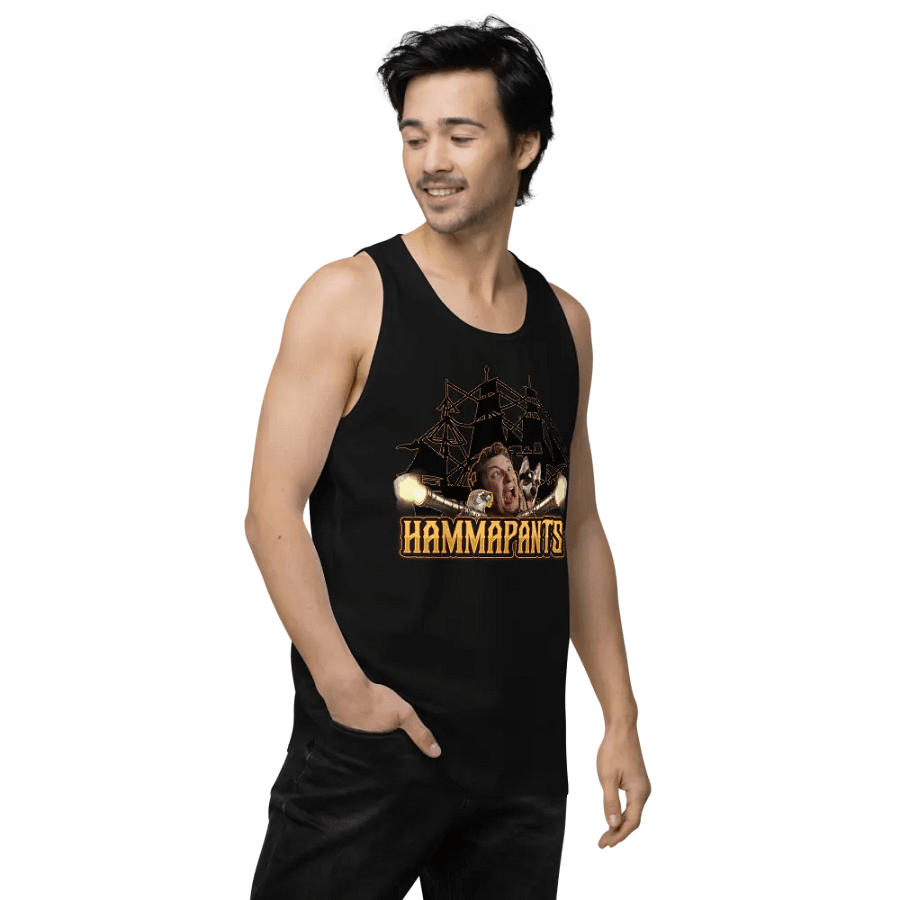 HP Chaos Ship Cotton Heritage Men's Premium Tank Top product image (4)