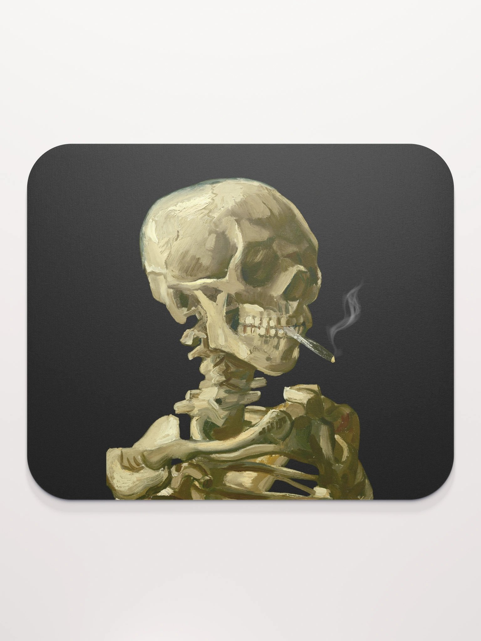 Smoking Skeleton Mouse Pad product image (2)
