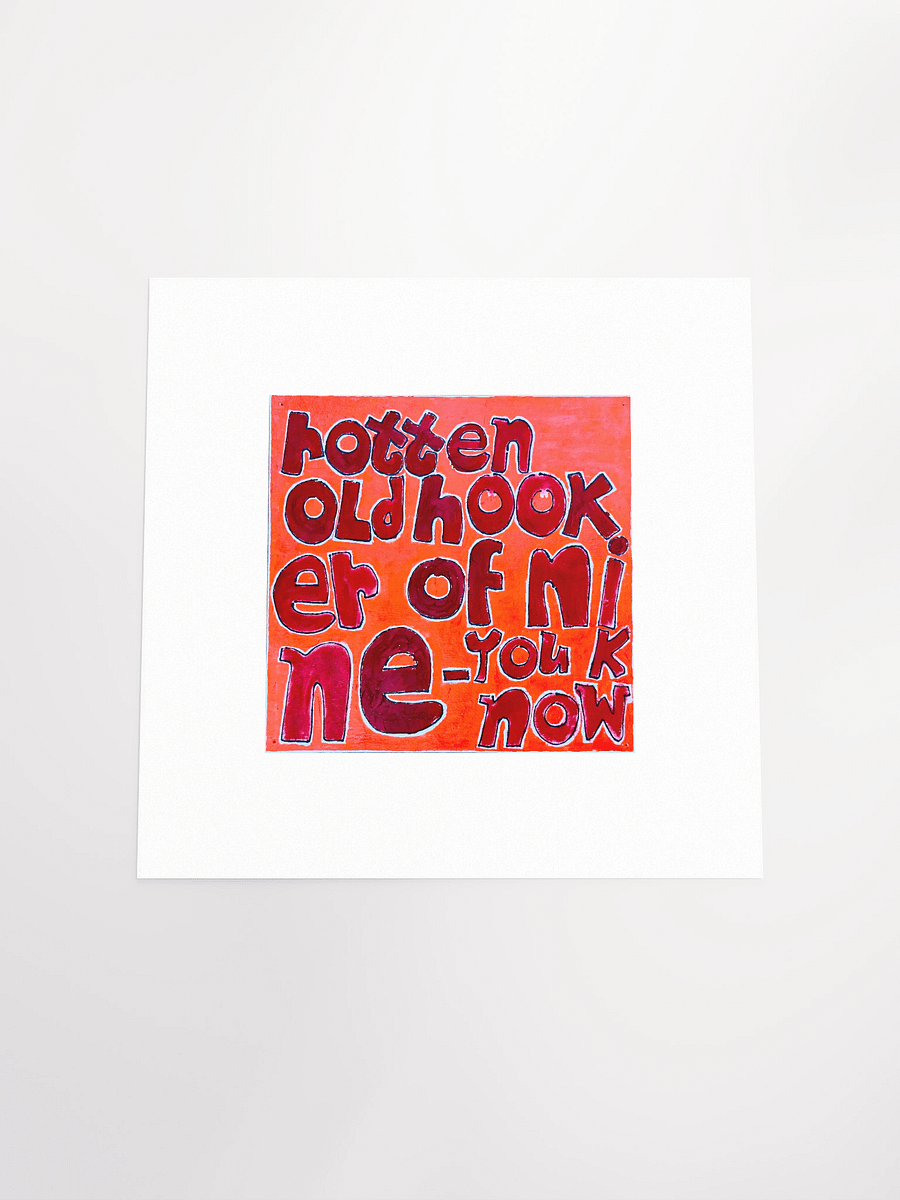 Rotten Old Hooker Print product image (5)