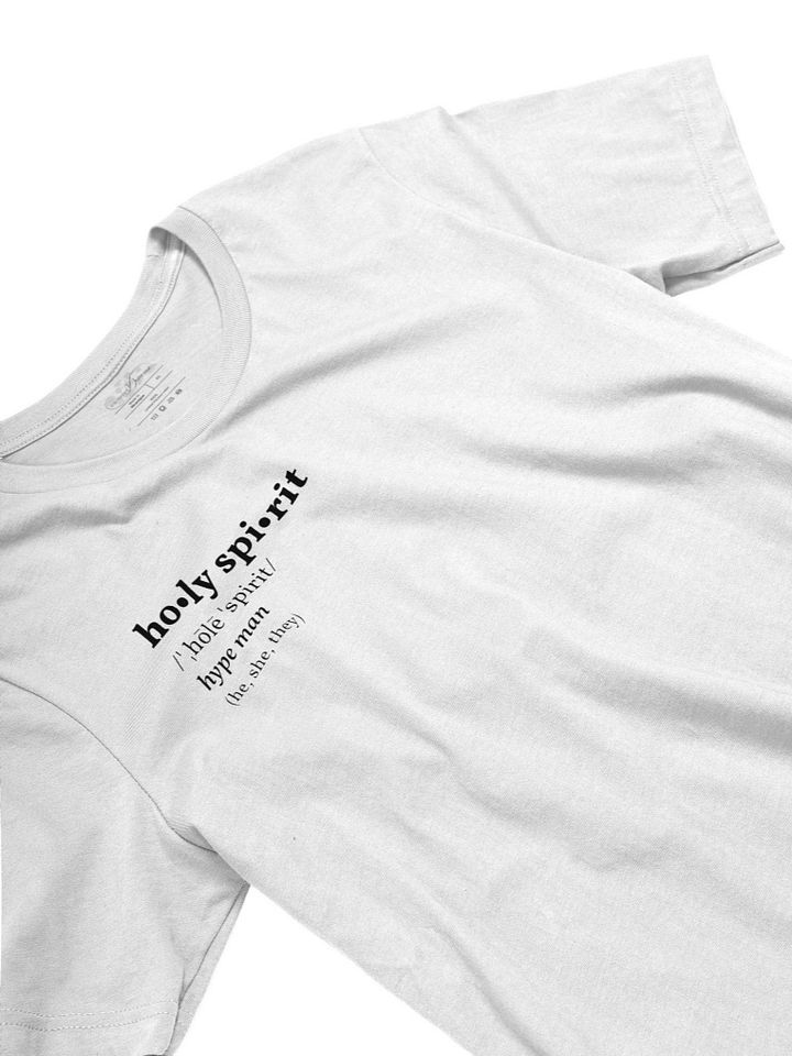 Holy Spirit (he,she,they) White T-Shirt product image (2)