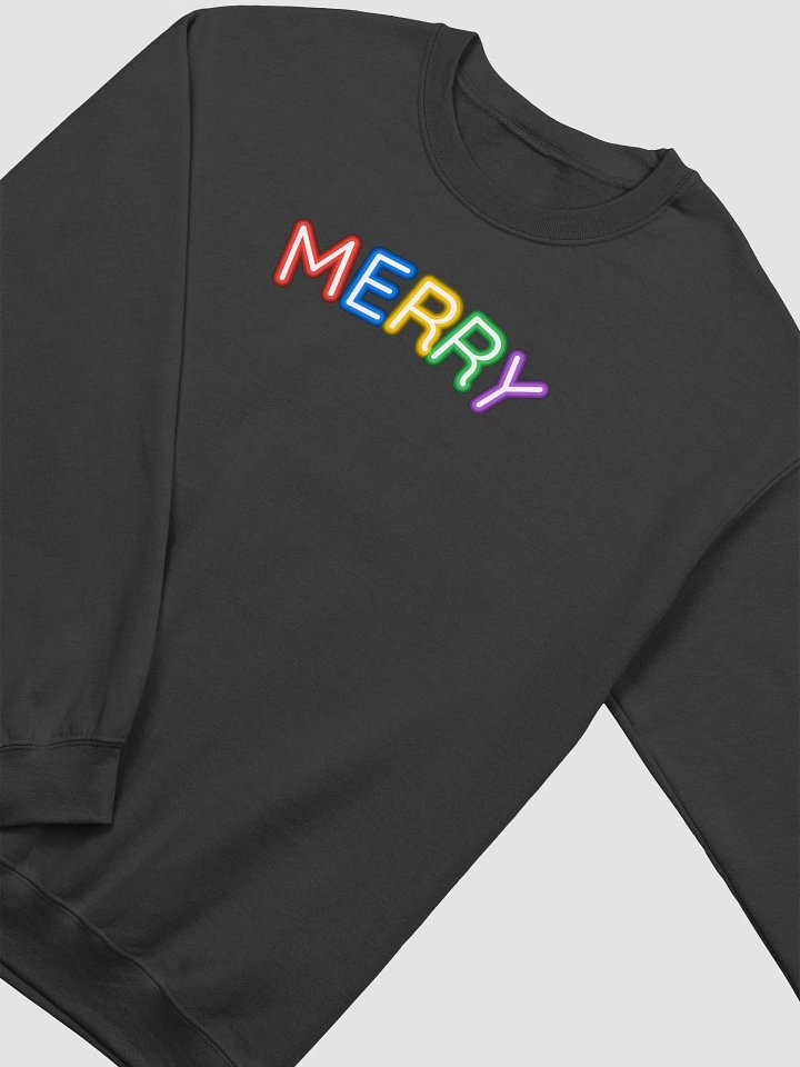 Christmas Neon Merry Sweatshirt 3542 product image (2)