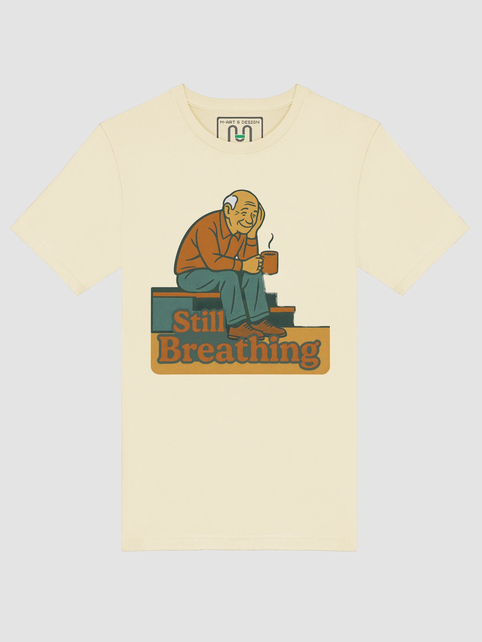 GrandPa Looking Back, Still Breathing - Retro T-Shirt product image (34)