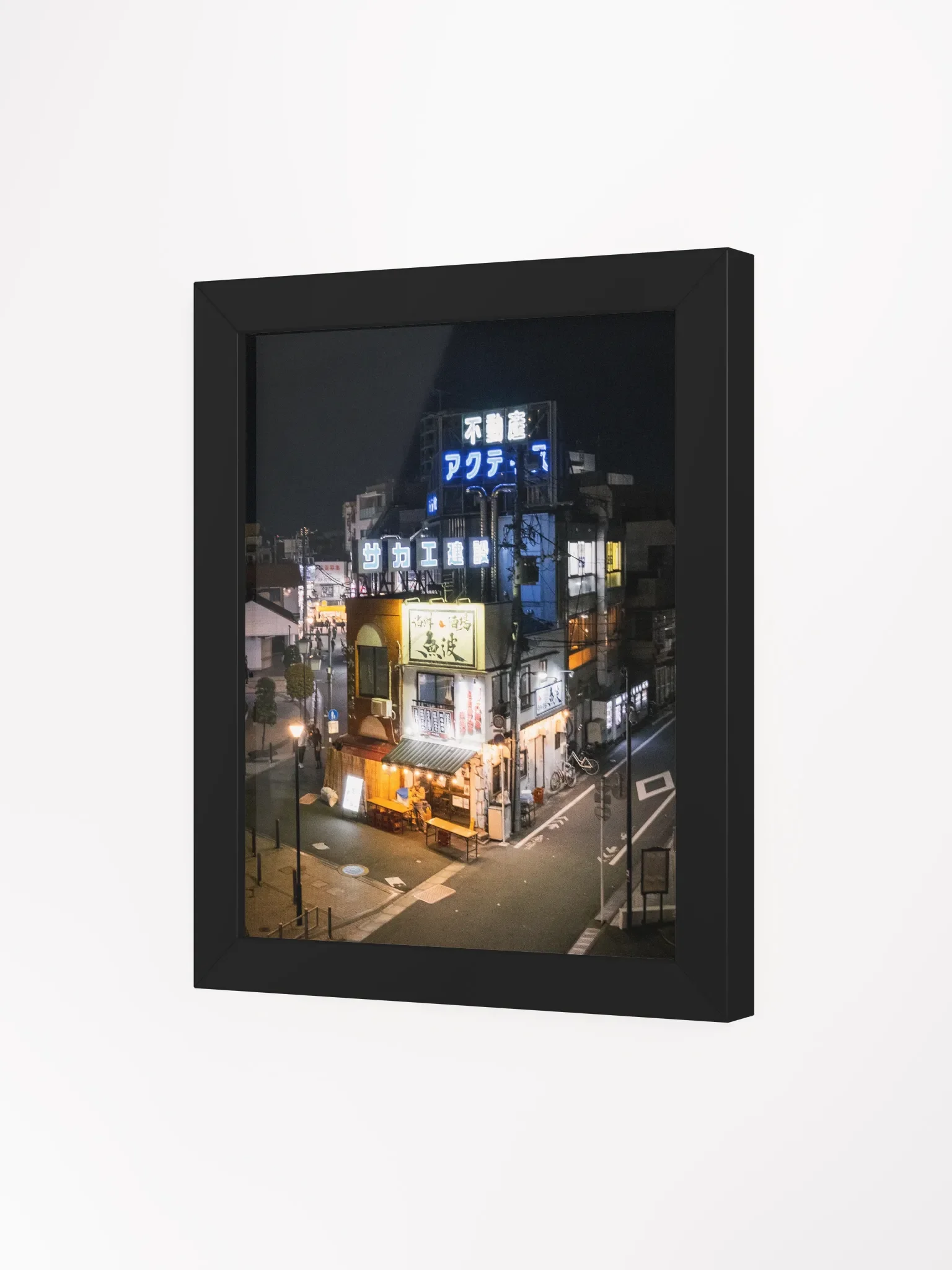 Shinamachi Lights and Shadows - framed photo product image (21)