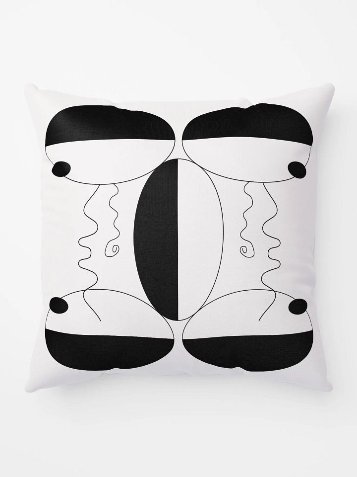 Geometric Black and White Pillows – Modern Decorative Throw Pillows for Sofa – Stylish Black White Couch Cushions product image (4)