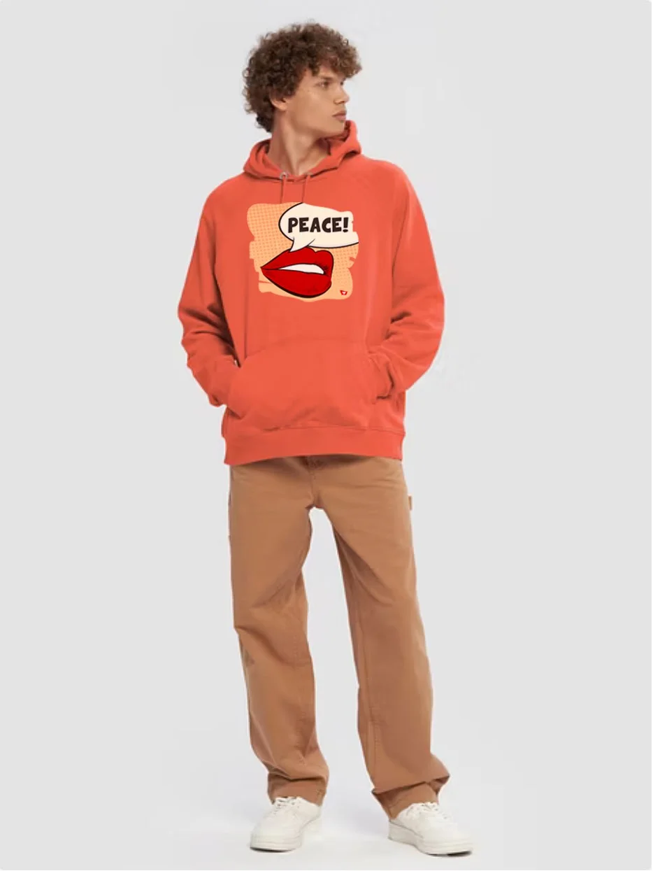 ORGANIC UNISEX HOODIE – PEACE product image (1)