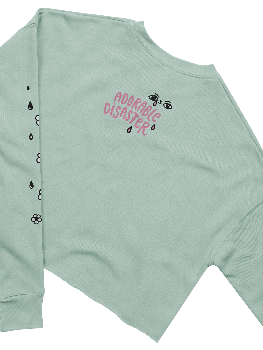 WLS_Crop top sweatshirt with print product image (9)