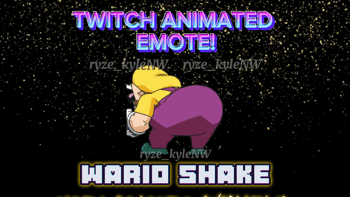 Twitch Animated Emote WARIO SHAKE product image (2)