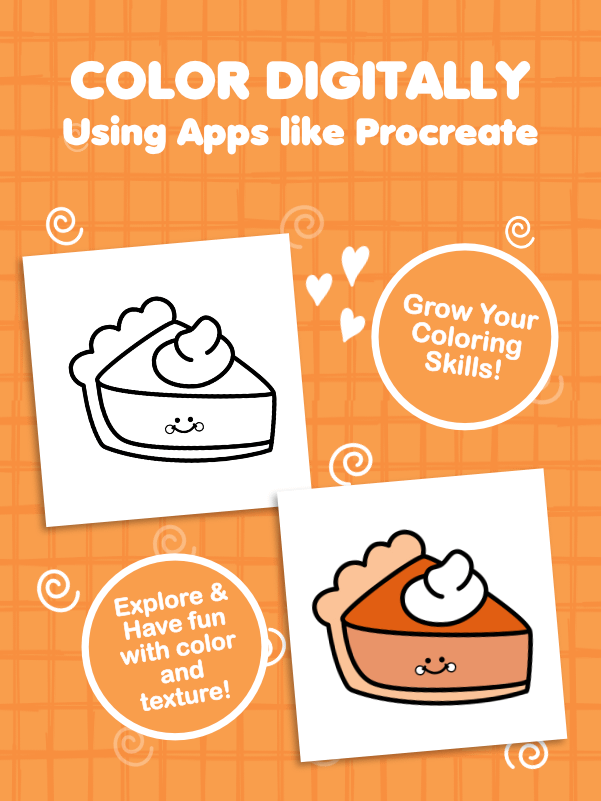 Cute Fall Treats – A Big and Easy Fall Snacks and Comfort Food Coloring Book (Digital Download) product image (3)