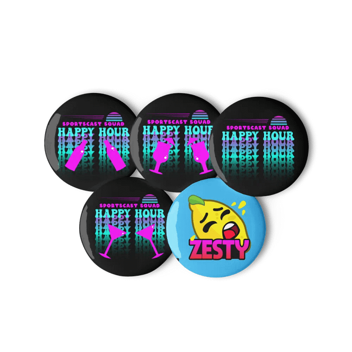 HAPPY HOUR BUTTONS product image (1)
