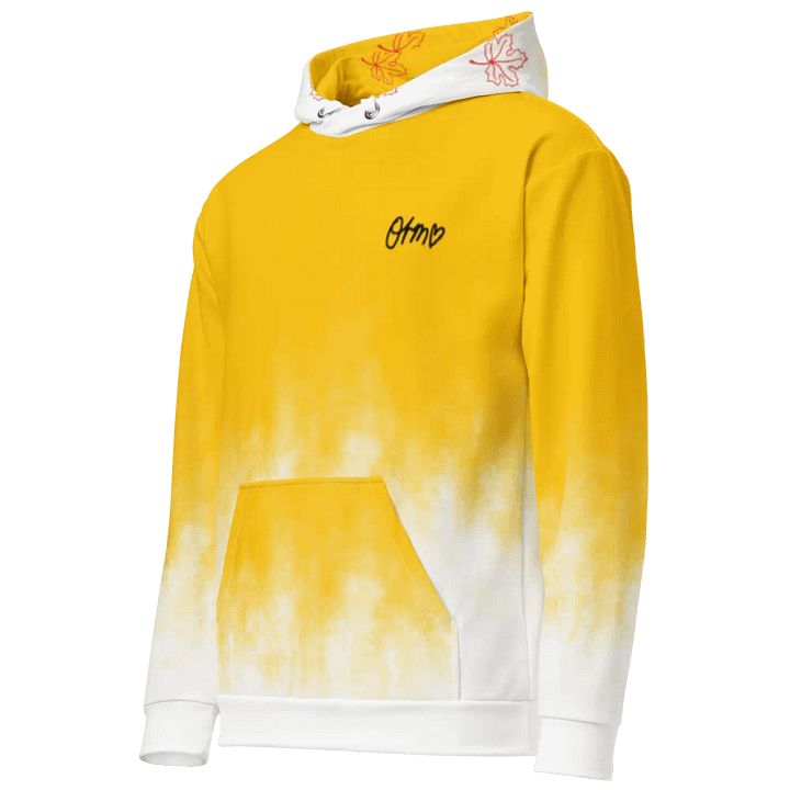 Orm Kornnaphat Maple Design Unisex Hoodie (Yellow & White) product image (2)