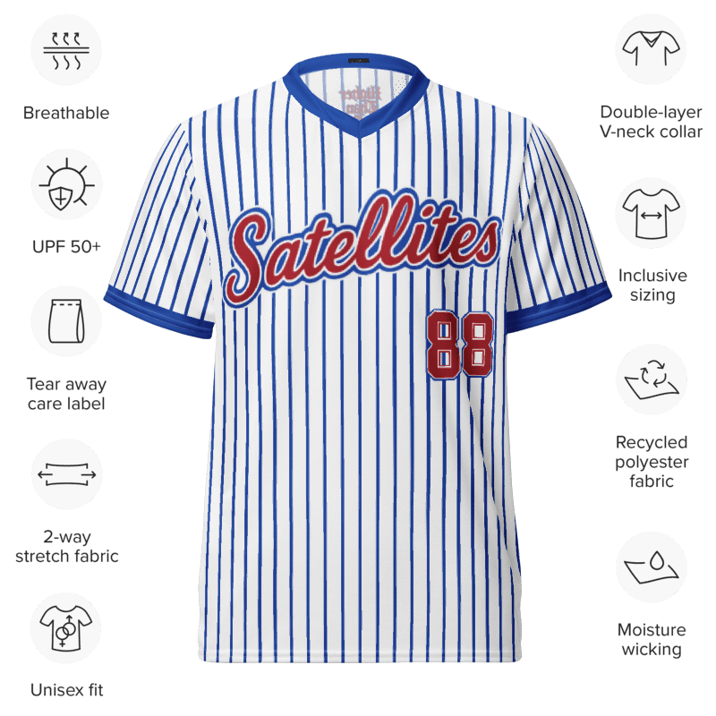 Satellites Pinstripe Throwback Jersey product image (5)