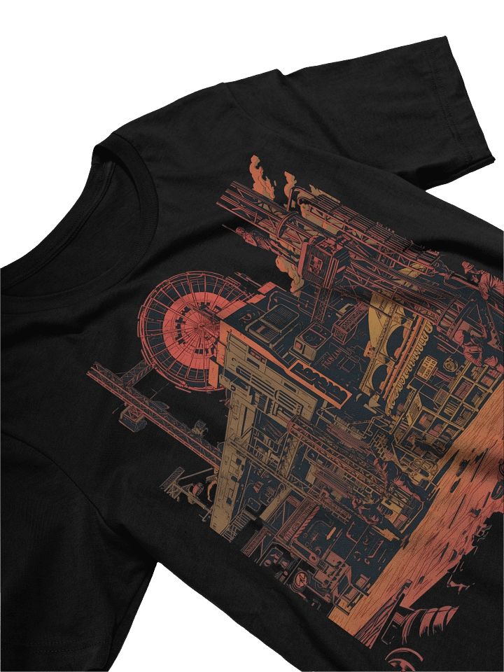 Retro Industrialization Lightweight T-Shirt product image (2)