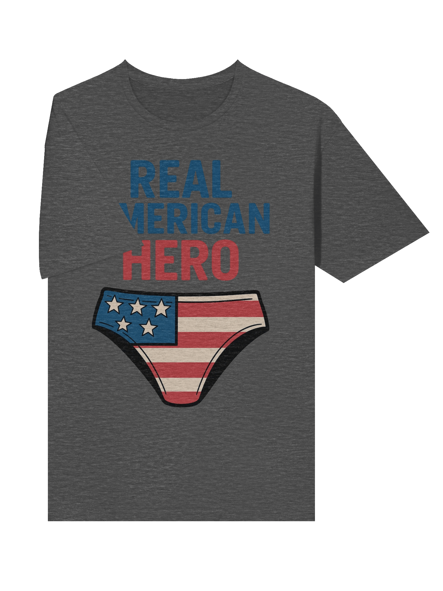 Real American Hero T-Shirt – Funny American Flag Speedo & Aviators Meme Tee product image (5)