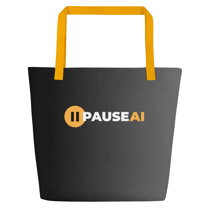 Large Tote Bag - Orange/Black product image (2)