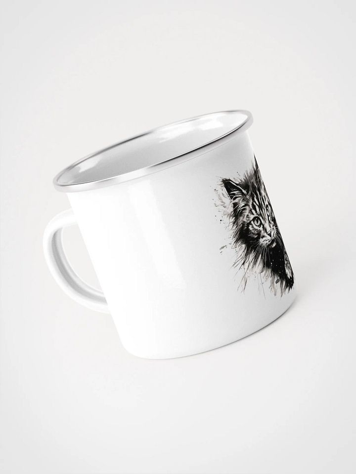 Wild Feline Enamel Mug product image (2)