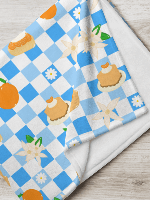 Oranges and Sweets Pattern Throw Blanket product image (1)