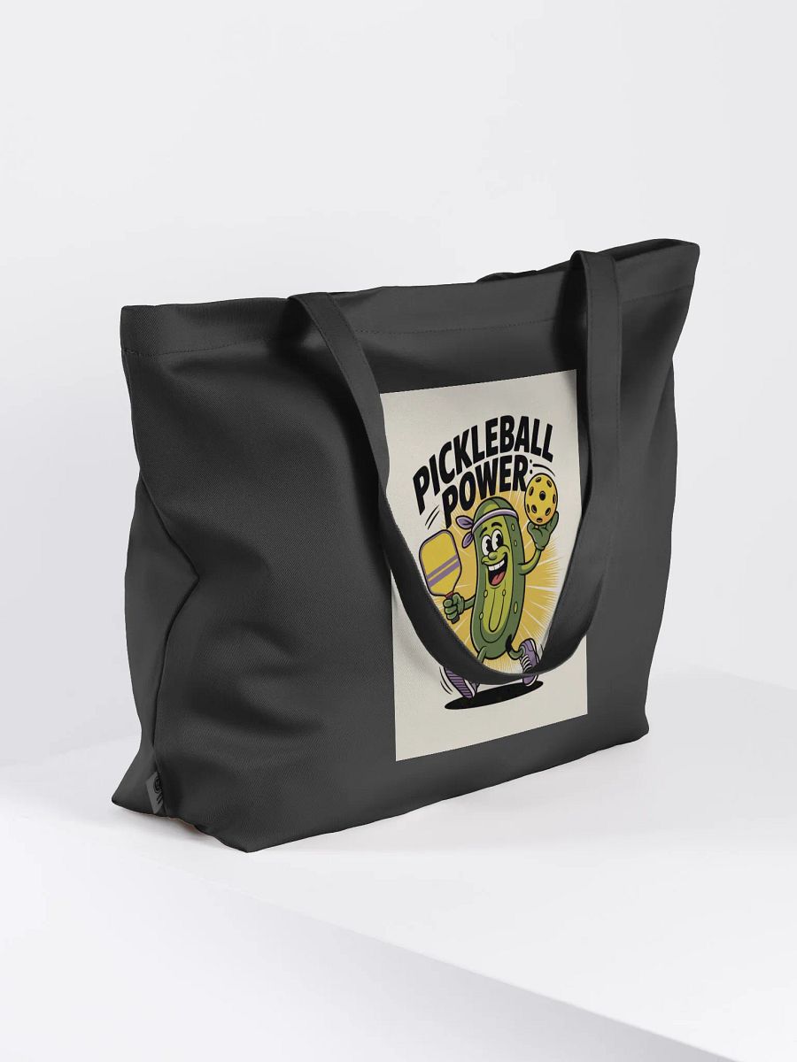 Pickleball Power Large Tote Bag – Fun & Spacious Pickleball Gift product image (8)
