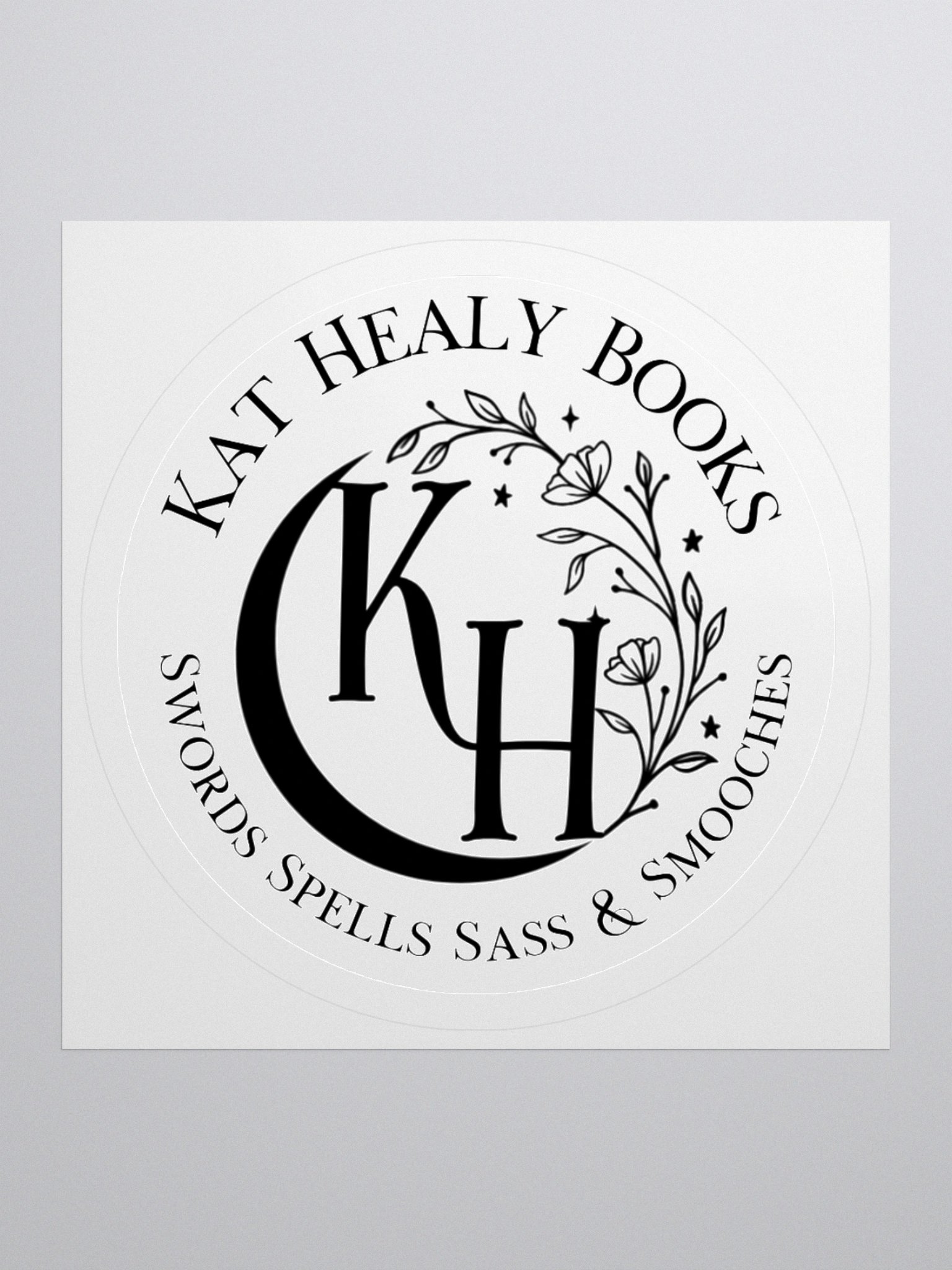 Kat Healy Books Slogan Sticker product image (3)