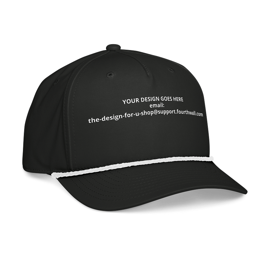 Customizable Pixelated Skyline Five-Panel Cap product image (4)