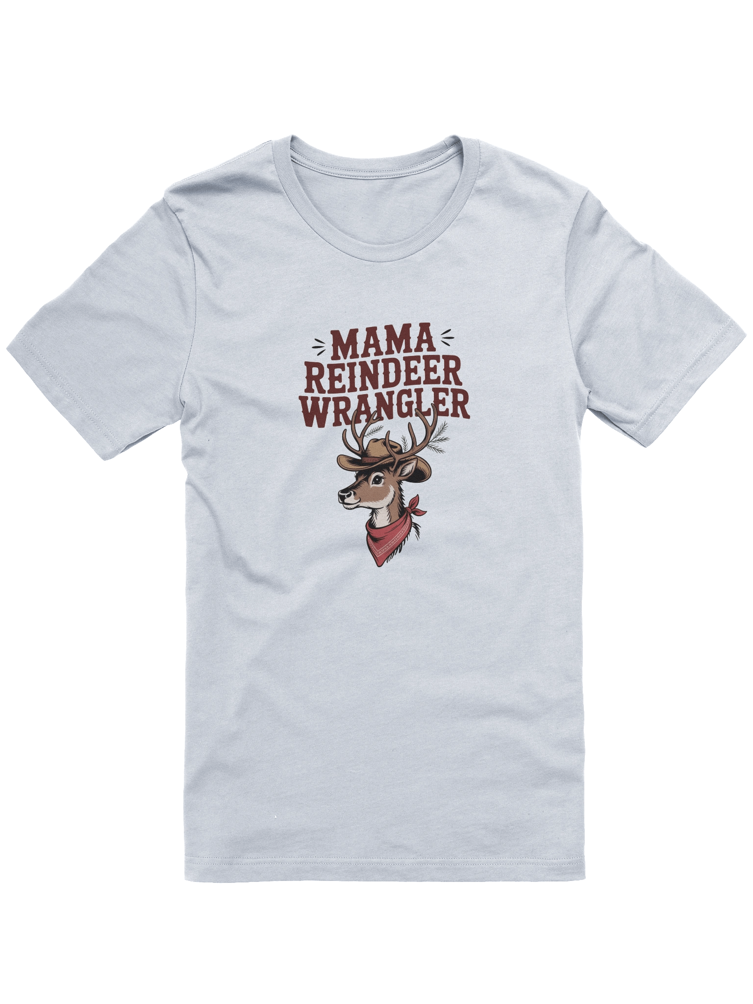 Mama Reindeer Wrangler T-Shirt | Reindeer Wrangler Shirt | Mama Christmas Tee | Christmas Gift Shirt for Moms | Christmas Reindeer Shirt product image (3)