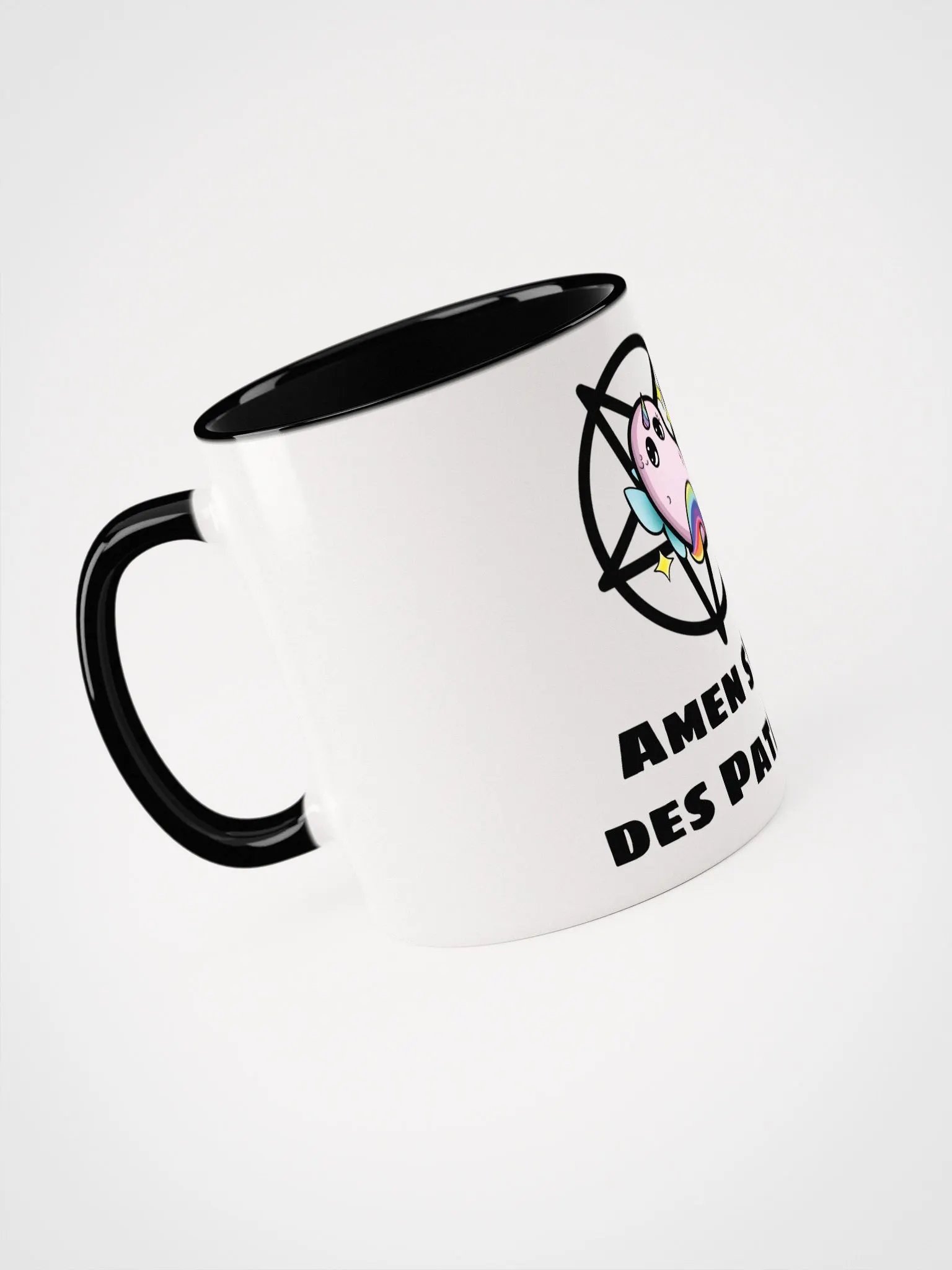 ''Amen'' Tasse en céramique avec couleur à l'intérieur product image (3)