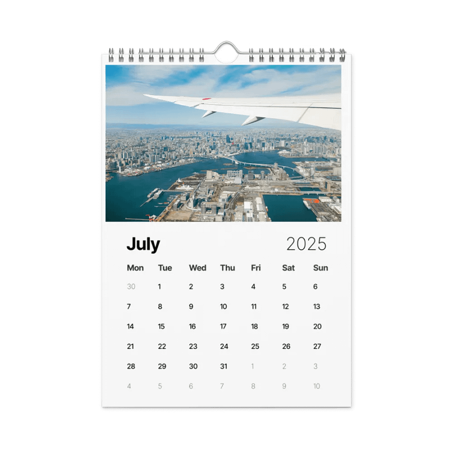 2025 Wall Calendar - Best Of: Wing Views - (A3 or A4) product image (6)