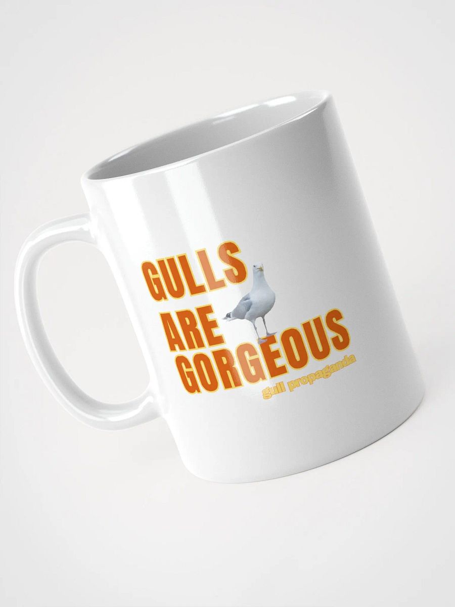 Gulls are Gorgeous - Gull Propaganda Glossy White Mug product image (6)