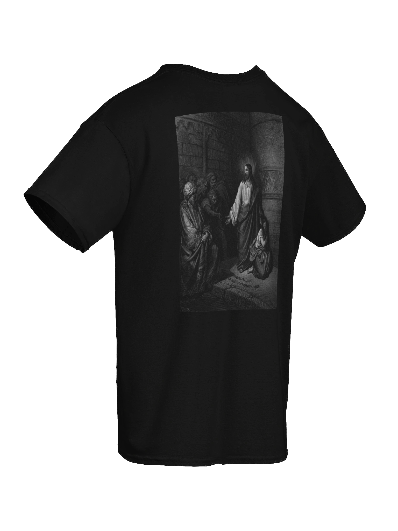 Black Cross + John 8 Heavyweight T-Shirt product image (10)