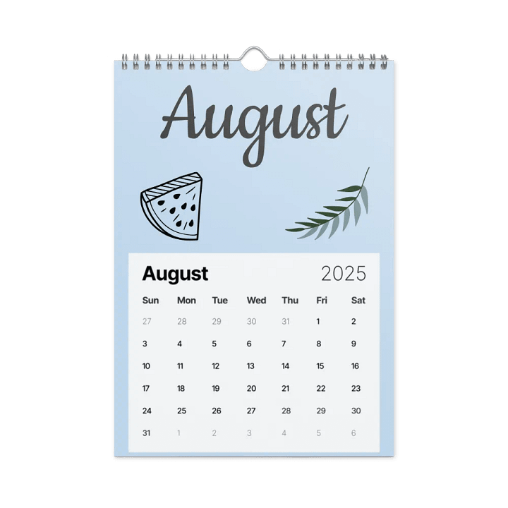 Squiggle 2025: Wall Calendar product image (2)