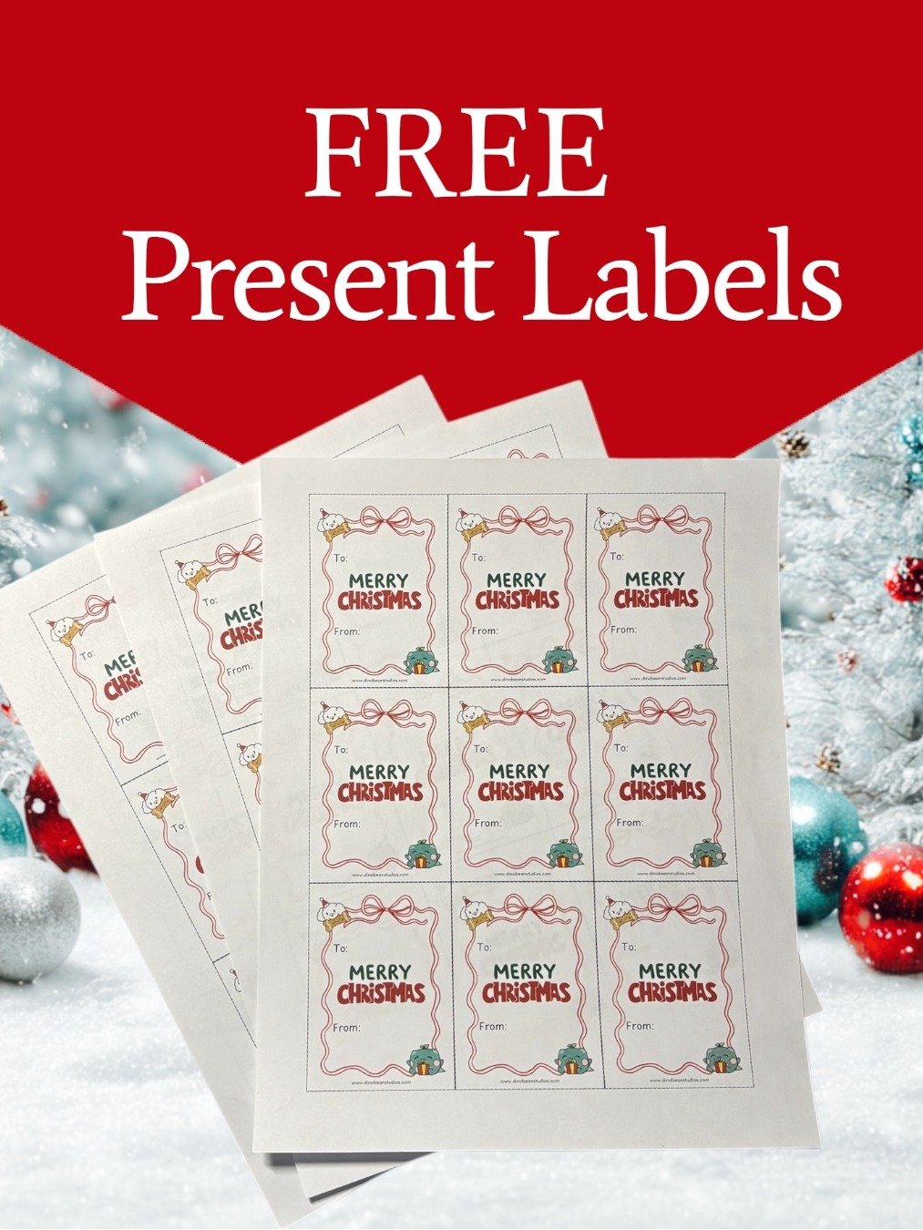 Christmas Present Labels (Free Download) product image (1)