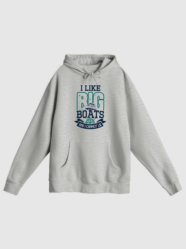 I Like Big Boats – Sailing-Themed Hoodie for Nautical Adventures product image (1)